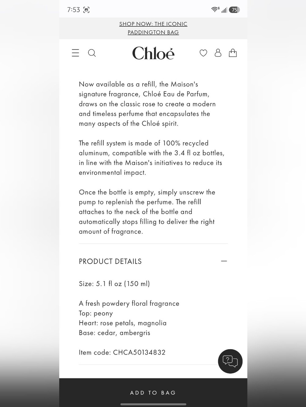 Chloe Edp Refill - Picture 8 of 8